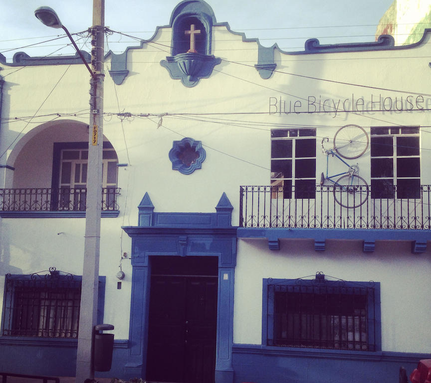 Blue Bicycle House Hostel Queretaro Luaran gambar